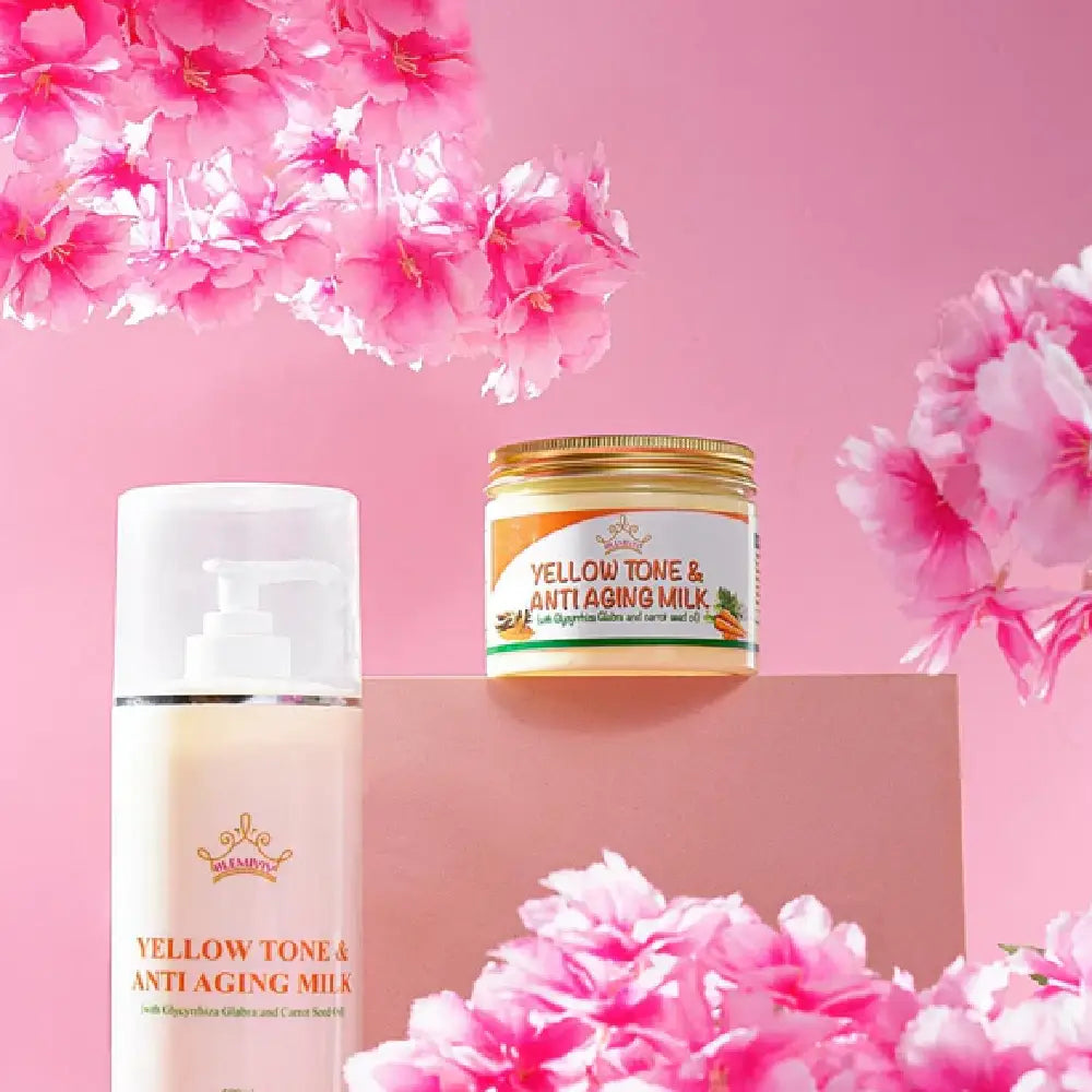 Yellow Tone Anti Aging Body Milk