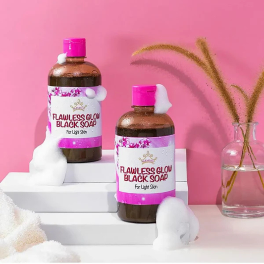 Flawless Glow liquid Black Soap