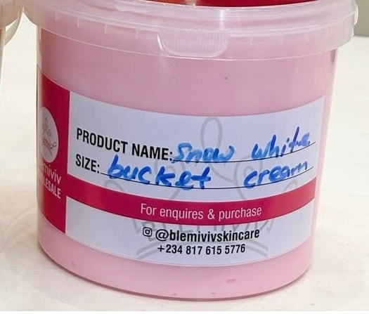 BUCKET SNOW WHITE CREAM