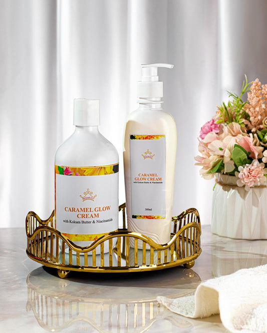 Caramel glow cream