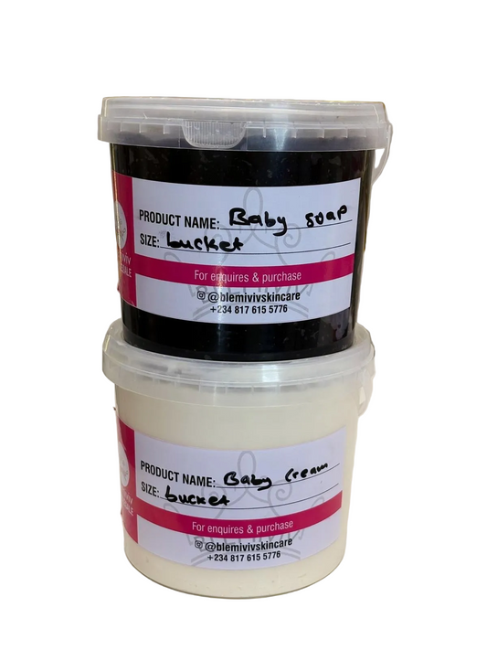 Bucket BABY SOAP & BABY CREAM