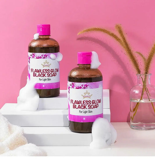 Flawless Glow liquid Black Soap